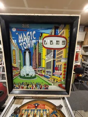 1967 Williams Magic Town Pinball Non-Working (OBO)