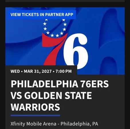 Sixer Tickets