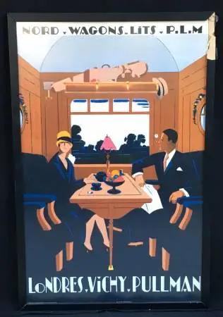 The Londres-Vichy Pullman Express poster