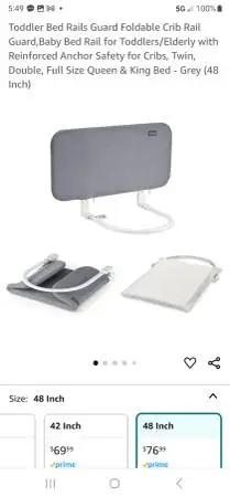Toddler Bed Rail Guard