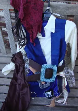 Pirate Halloween costume-Captain Jack Sparrow size 7/8