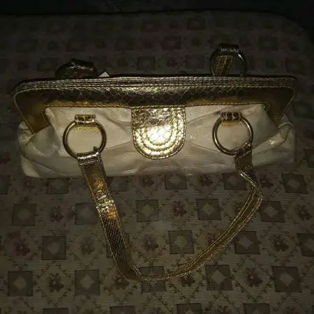 Never Used Vintage LuLu Gold Handbag