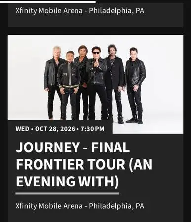 Journey Tickets Front Row Center