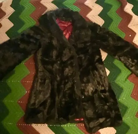 Vintage 70s Sears Fashion Faux Fur Coat