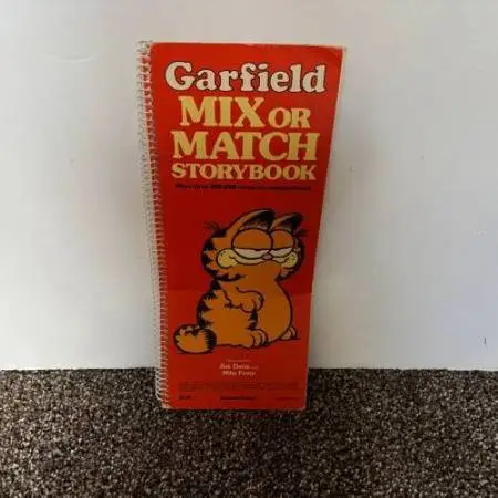 VTG1982 Random House Garfield Mix Or Match Story Book
