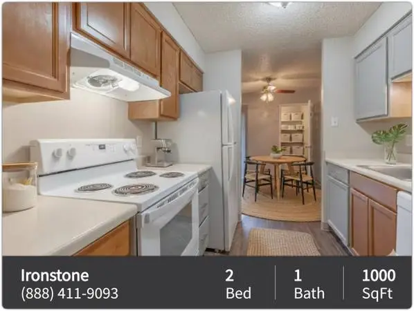 Need a bigger place to call home? Check us out! 1000 SqFt, 2 Bed