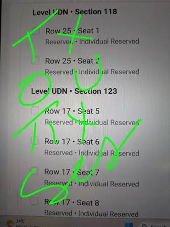 Texas Longhorns vs ou, 4 Tickets Together