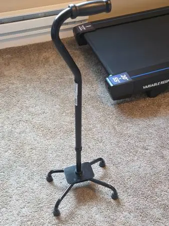 Guardian quad cane (4 prong wide base)