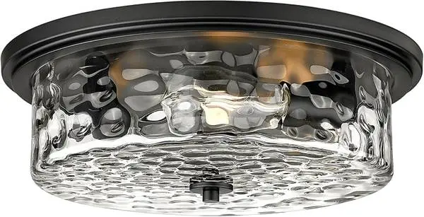 3-Light Flush Ceiling Light Fixture 16 in NEW ret $108