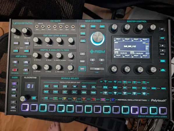 ASM Leviasynth Desktop 16-voice Hybrid Algorithmic Synthesizer new