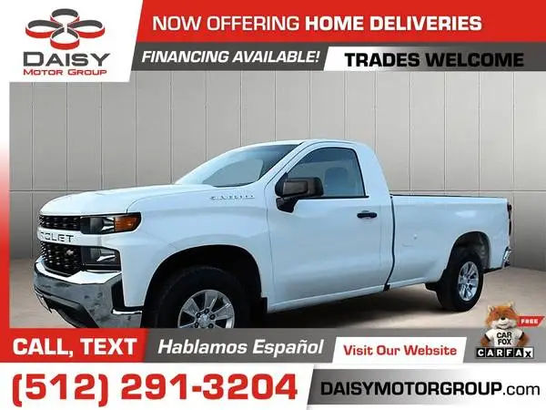 2019 Chevrolet Silverado 1500 Reg Cab 140 in Work Truck for only $314/