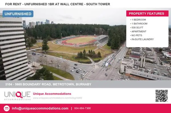 UniqueAccommodations.com ID:4489 Modern 1 bdrm + den with amazing view