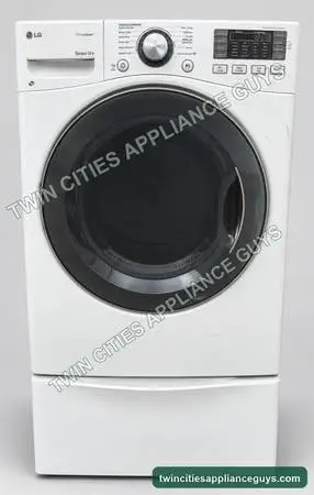 LG 7.4 Cu Ft Gas Steam Dryer, TrueSteam & Sanitize — White — $200