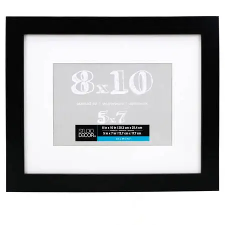8 x 10 Belmont Frame with Mat by Studio Decor - Brand New