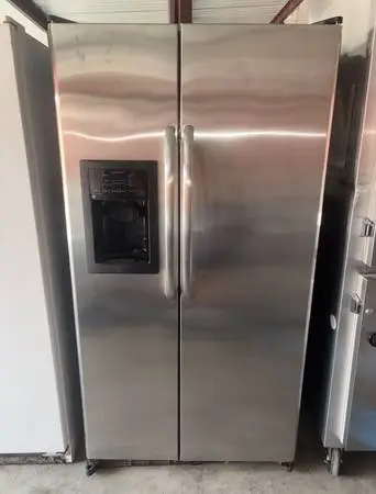 GE Stainless Steel Refrigerator And Freezer