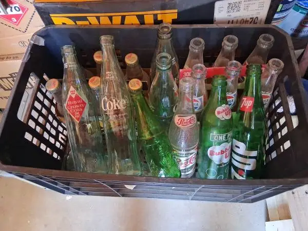 Bottles Coke.Pepsi, RC, Miller etc.