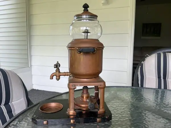 Antique copper STERNAU COFFEE MACHINE