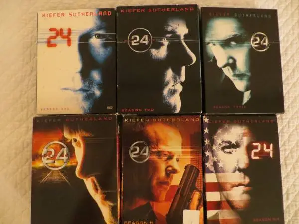 24 Series Seasons 1 2 3 4 5 6 DVD Kiefer Sutherland Jack Bauer