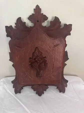 Victorian Letter Holder Solid Walnut