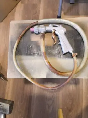 Sand blast hose and gun