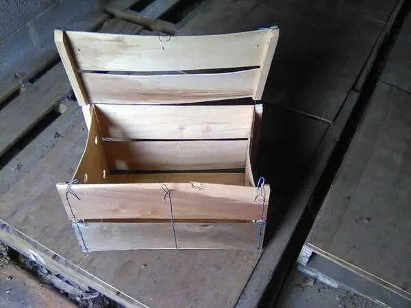 Assorted Light Wooden Produce Crates W/ Lids As low as