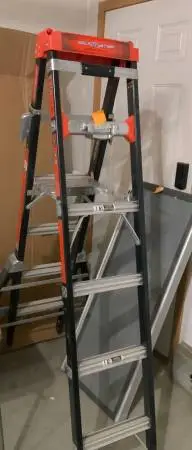 Solid ladder, like new, fair price!