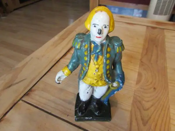 Antique Cast Iron George Washington Piggy Bank