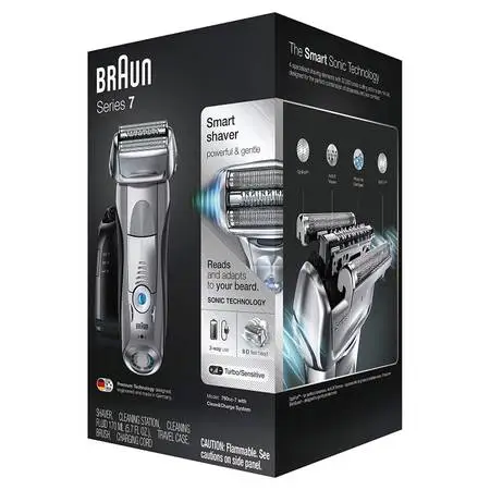 Brand New BRAUN Top of The Line Electric Cordless Shaver + BONUS!