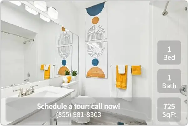 The right place for you! Beautiful 1 bed / 1 bath - prime location!