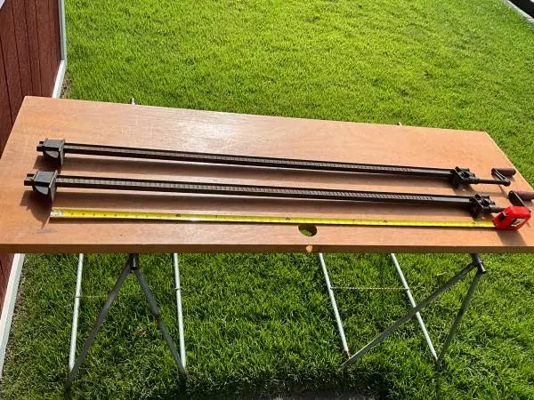 Pair 48” Bar Furniture Clamps HARGRAVE Cincinnati Woodworking Tools