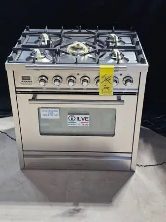 Ilve 30″ Dual Fuel Range HDFR30CMSS Made in Italy — $2899 Green Bay (N