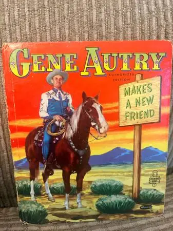 1952 Gene Autry Tell-a-tale book