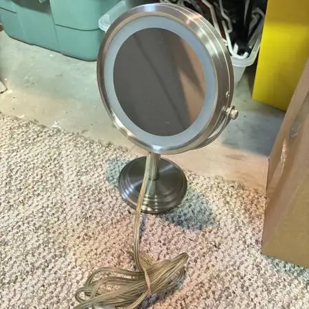Jerdon Portable Lighted Magnifying Make-up Mirror #LT117N