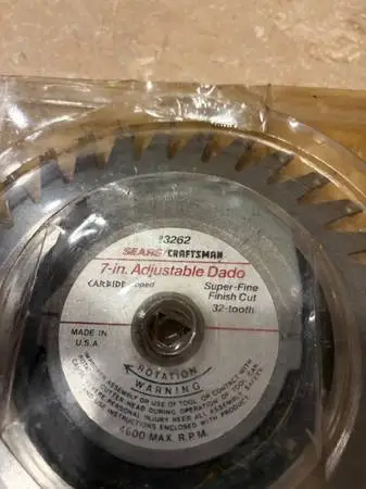7” Adjustable Dado Saw Blade