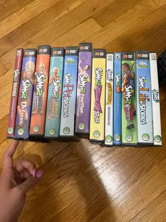The Sims 2 PC Game With Expansion Packs CD-ROM Bundle Lot Sims 3 Pet