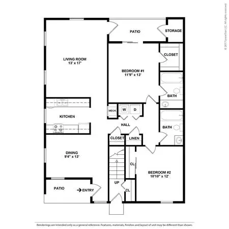 Lovely, quiet, private, and comfortable. Rent this 2 bd, 2 ba today!
