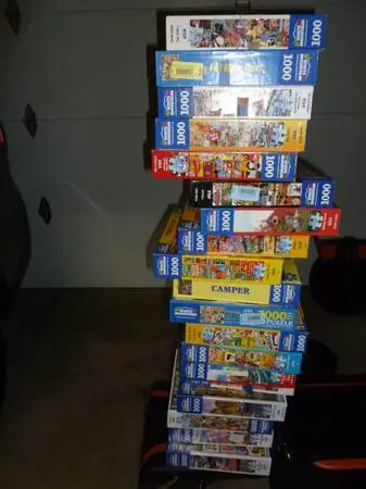 White mountain 1000 piece puzzles cheap 12 for $5
