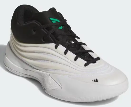 adidas Mens Dame X Basketball Shoes, Metalic / Black / Geen, Size 10M