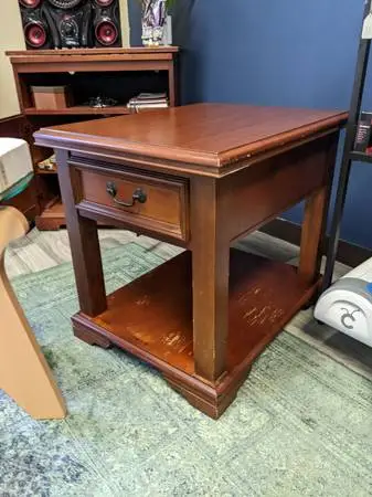 Vintage Solid Wood Night Stand With One Drawer $60 Or Best Offer