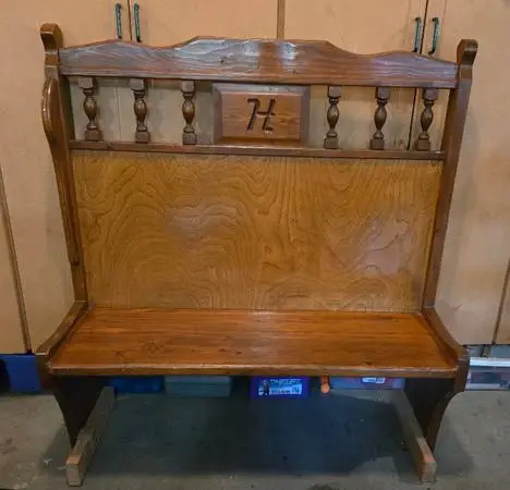 Lazy H Saloon Bench - Tripp, SD
