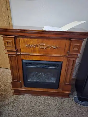 Electric Fireplace with Remote