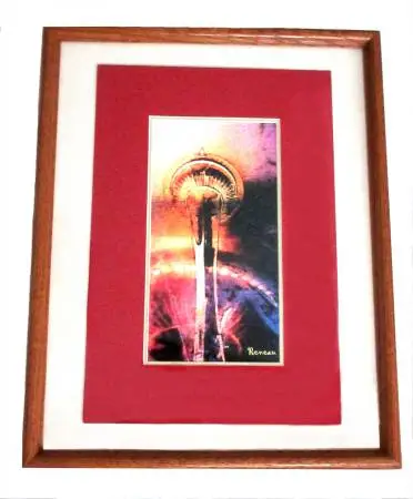 SPACEY NEEDLE Seattle Space Needle Abstract Photography