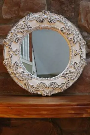 **Ornate Round Mirror & More