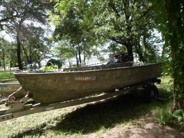 16 aluminum Boat and trailer for sale