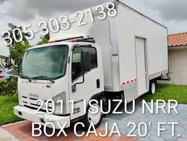 2011 ISUZU NRR BOX TRUCK CAJA SECA 20 FT.