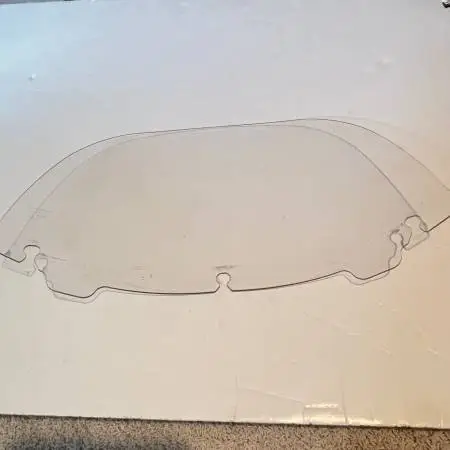 Harley Davidson Motorcycle Windshield Clear Touring Models 96 -26