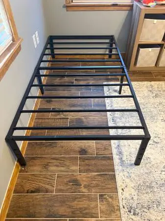 Twin size mattress and frame