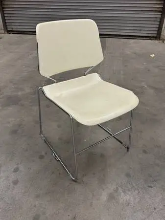 White Stacking Chairs