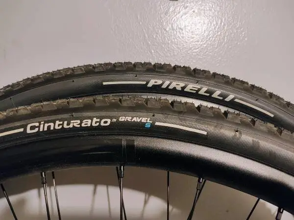 Two Pirelli Cinturato Gravel S tires, 700c x 40mm