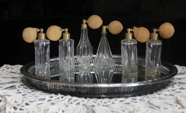 *Vintage DOrsay and Faberge Perfume Bottle with Atomizers